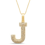 10KT 0.26-0.35CT D-MICROPAVE INITIAL 'J