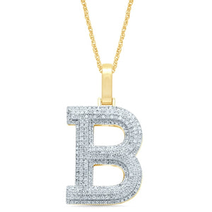 10KT 0.38-0.42 CT D-MICROPAVE INITIAL" B"