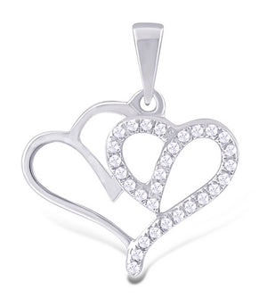 10K 0.15CT D-HEART CHARMS