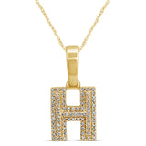 10K 0.13CT D-MICROPAVE INITIAL "H"