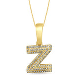 10KT 0.15CT D-MICROPAVE INITIAL "Z"