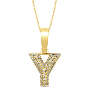 10K 0.10CT D-MICROPAVE INITIAL "  Y "