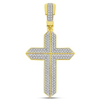 10K 0.50CT D-CROSS