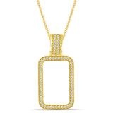 10K 0.90-1.00CT D-MEMORY PENDANTS