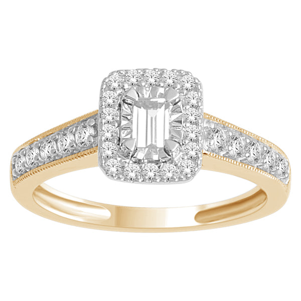 14K 0.50CT D-LADIES RINGS