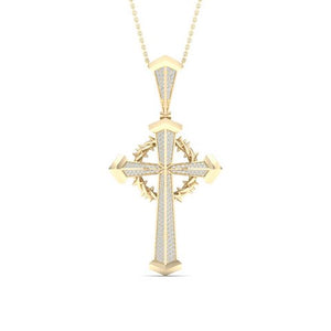 10K 0.50CT D-CROSS