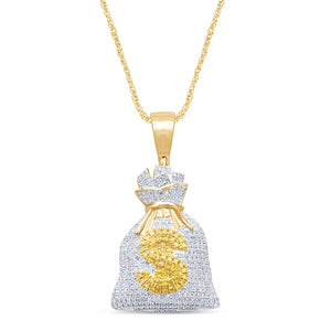 10K 0.88-0.92CT D-MONEY BAGS