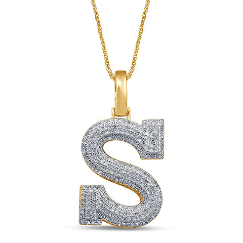 10KT 0.43-0.48CT D-MICROPAVE INITIAL "S"