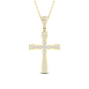10K 0.50CT D-CHARMS *CROSS*