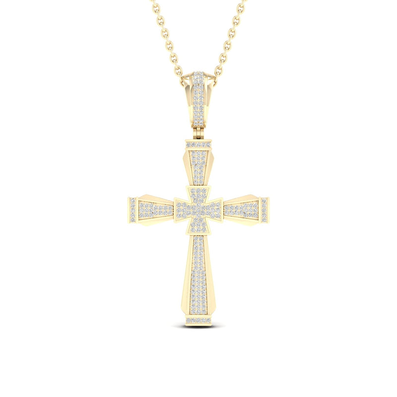 10K 0.50CT D-CHARMS *CROSS*