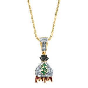 10K 0.19-0.20CT D-MONEY BAGS DRIP