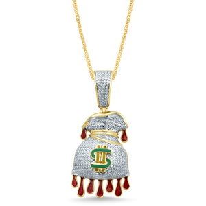 10K 0.82CT D-MONEY BAGS