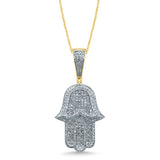 10K 0.60- 0.66CT D-HAMSA HAND