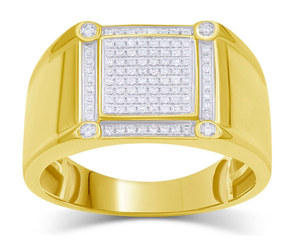 10K 0.28- 0.31CT D-MENS MICROPAVE RING