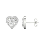 10KT 0.16CT D-EARRINGS 