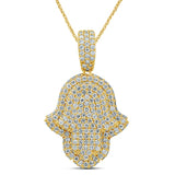 10K 4.00-4.11CT D-HAMSA HAND