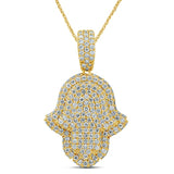 10K 4.00-4.11CT D-HAMSA HAND