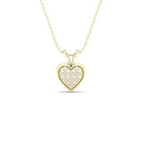 10K 0.02CT D-HEART CHARM