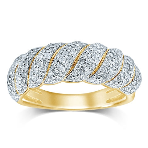 10K 1.25-1.29CT D-MENS BANDS