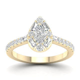 14K 0.90CT D-LADIES RINGS