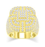 10KT 3.32CT D-MENS RING