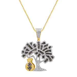 10K 1.18CT D-MONEY BAG TREE