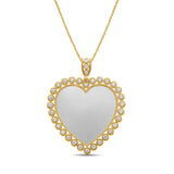 10K 2.18CT D-MEMORY PENDANTS "HEART"