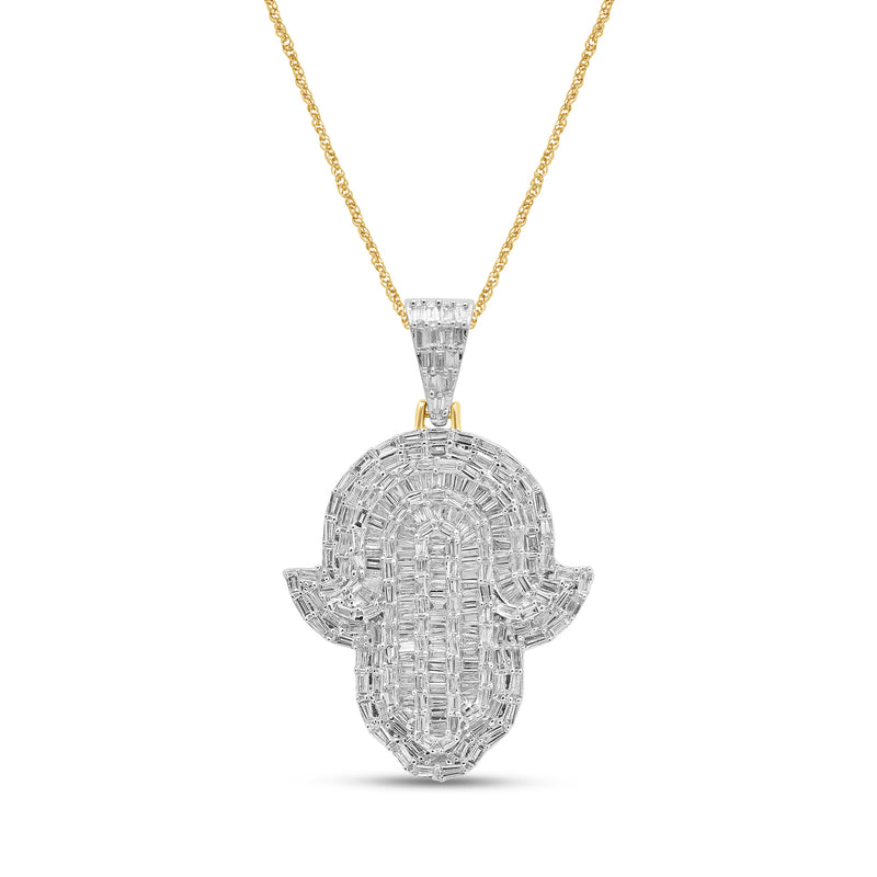 10K 2.14-2.18CT D-HAMSA HAND