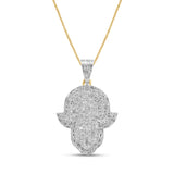 10K 2.14-2.18CT D-HAMSA HAND