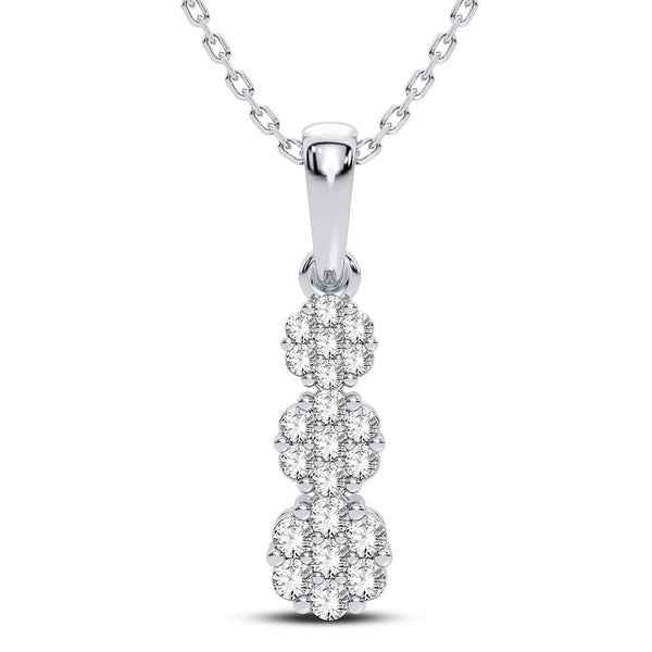 10K 0.50CT Diamond Pendant – Flawless The Diamond Company 10K 0.50CT Diamond Pendant – Flawless The Diamond Company