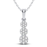 14K 0.25CT Diamond Pendant