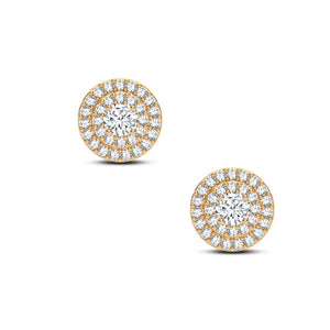 14K 0.27CT DIAMOND EARRING