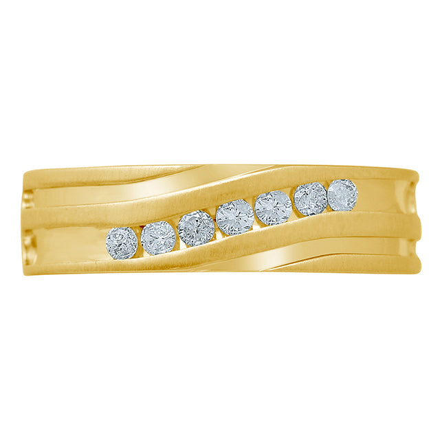 14K 0.23-0.27CT D-MENS BANDS