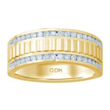 14K 0.46-0.54CT D-MENS BANDS RING