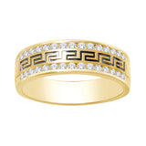 14K 0.45-0.52CT D-MENS BANDS RING