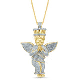 10K 1.33- 1.38CT D-ANGEL CHARM