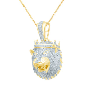10K 0.84-0.91CT D- LION HEAD
