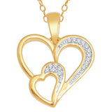 10K 0.04CT D-HEART CHARM