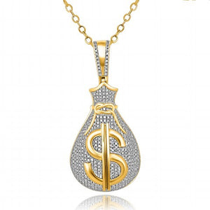 10K 0.79-0.92CT D-MONEY BAGS