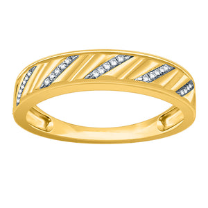 10K 0.05CT D-MENS BANDS