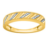 10K 0.05CT D-MENS BANDS