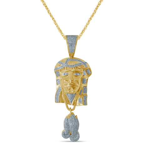 10K 0.98-1.09CT D-JESUS HEAD