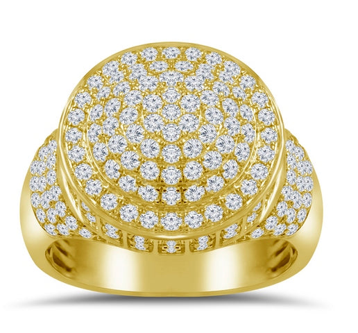 10K 2.85-  2.96CT D-MENS RINGS