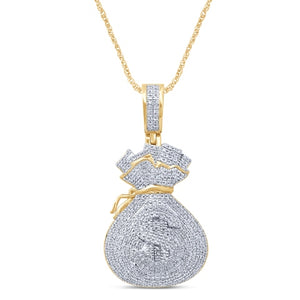 10K 0.96-1.06CT D-MONEY BAG