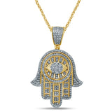 10K 0.52-0.57CT D-HAMSA HAND