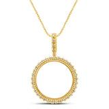10K 0.53- 0.58CT D-MEMORY PENDANTS