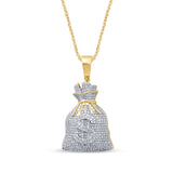 10K 0.75-0.82CT D-MONEY BAGS