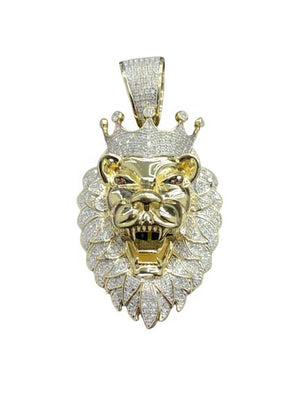 10K 0.99-1.10CT D-LION HEAD