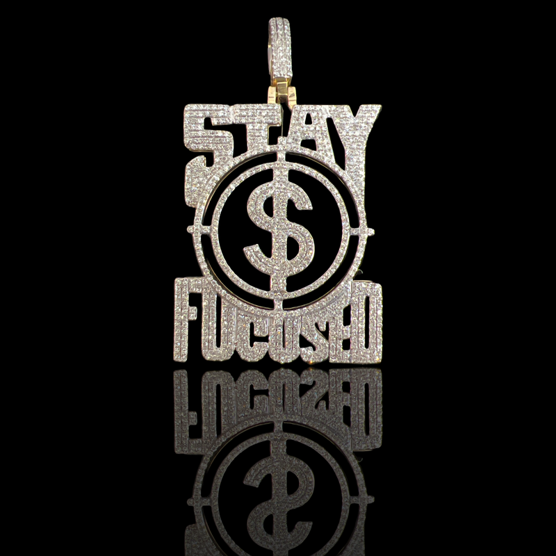 10K Yellow Gold Custom Charm With 1.65 Ctw Diamonds